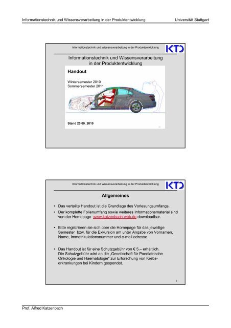 Informationstechnik und Wissensverarbeitung in der ...