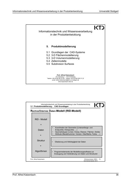 Informationstechnik und Wissensverarbeitung in der ...