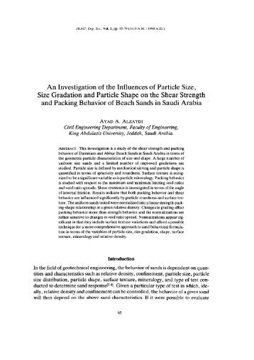 An Investigation of the Influences of Particle Size, Size Gradation ...