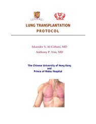 LUNG TRANSPLANTATION