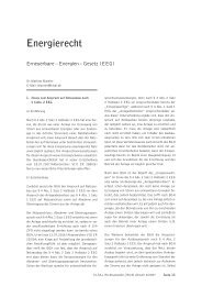 Energierecht - LUTZ | ABEL Rechtsanwalts GmbH