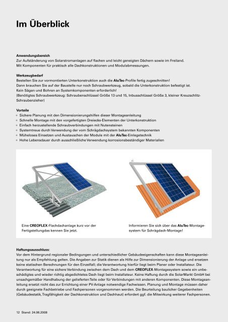 CREOFLEX Montageanleitung - Die Lichtschmiede