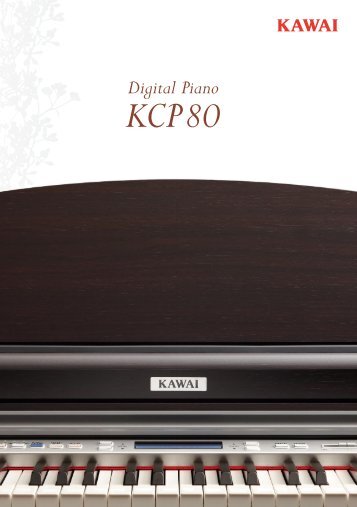 Kawai KCP80 Brochure (English)