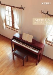 カワイデジタルピアノ CA12/CA18 取扱説明書 - 河合楽器製作所