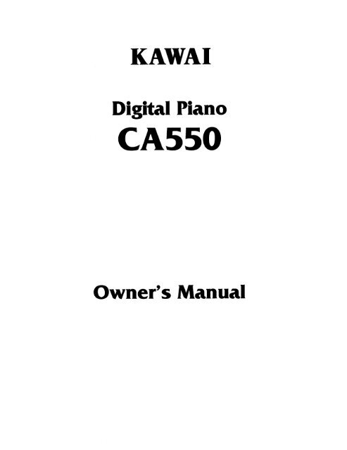 Kawai-CA550