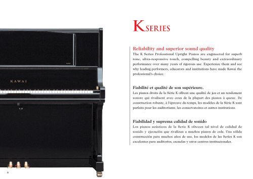 KAWAI Professional Upright Pianos