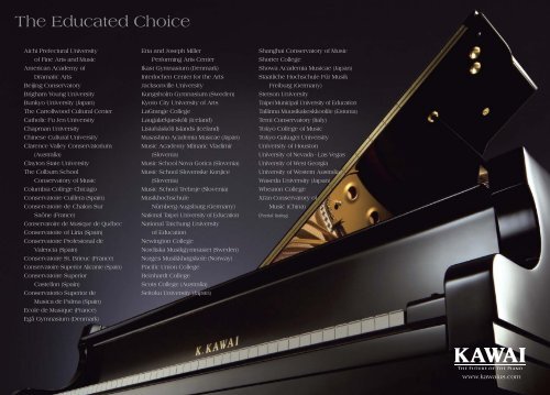 Download Brochure - Kawai