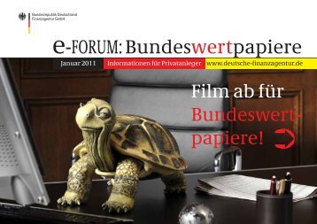 e-FORUM: Bundeswertpapiere - Finanzagentur GmbH