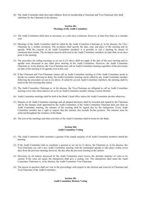 Draft Resolution of AGM - Komerční banka