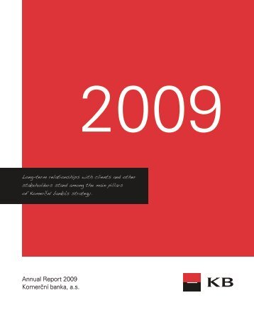 Annual Report 2009 (PDF file) - Komerční banka