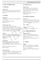 A - Bok- och biblioteksväsen