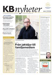 KBNyheter nr 8, 2008