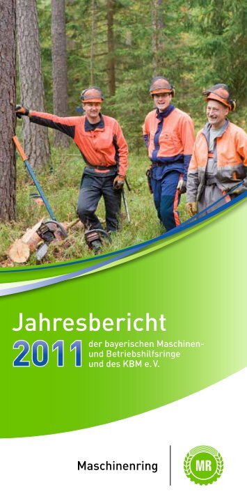 Jahresbericht - Kuratorium Bayerischer Maschinen