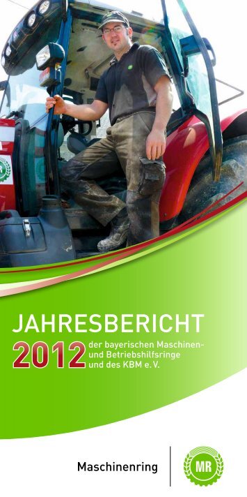 Jahresbericht - Kuratorium Bayerischer Maschinen