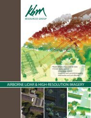 AIRBORNE LiDAR & HIGH-RESOLUTION IMAGERY