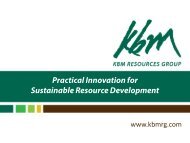 KBM Overview and Sample Imagery - KBM Resources Group