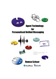 Agent Technology for Personalised Unified Messaging - Knowledge ...