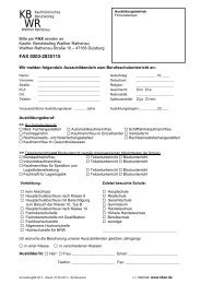 Anmeldeformular (pdf) - KaufmÃ¤nnisches Berufskolleg Walther ...
