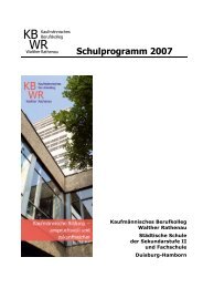 Schulprogramm 2007 - KaufmÃ¤nnisches Berufskolleg Walther ...