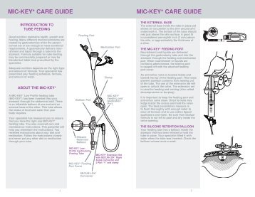 mic-key* care guide mic-key* care guide - Kimberly-Clark Health Care