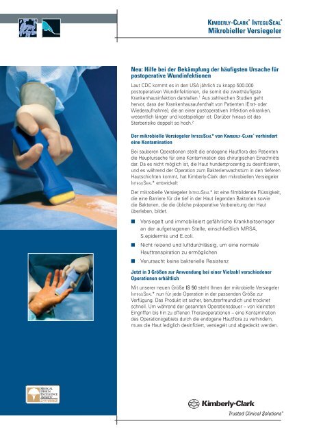 INTEGUSEAL - Kimberly-Clark Health Care