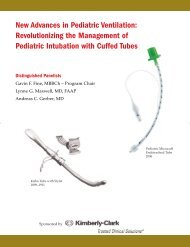 New Advances in Pediatric Ventilation - Kimberly-Clark Health Care