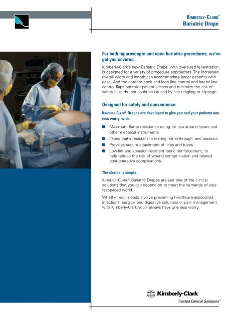 Bariatric Drape Kimberly Clark Health Care