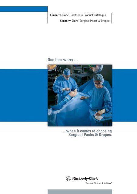 Surgical Packs Drapes Kimberly Clark Health Care