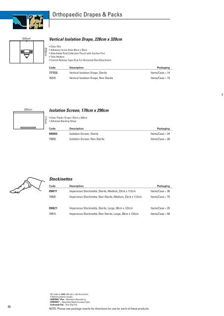 Orthopaedic Drape