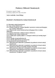 Stechiometria reakcji chemicznych