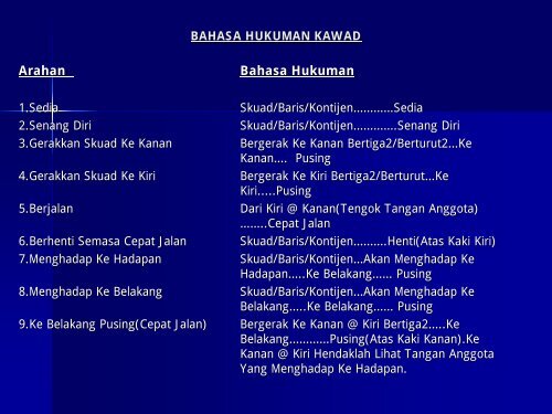 BAHASA HUKUMAN KAWAD