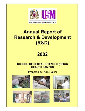 Annual Report of Research & Development (R&D) 2002 - USM