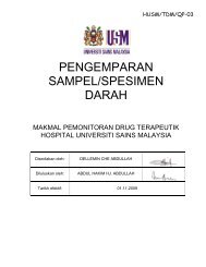 PENGEMPARAN SAMPEL/SPESIMEN DARAH