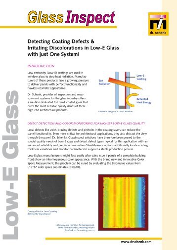 Detecting Coating Defects & Irritating ... - Dr. Schenk GmbH