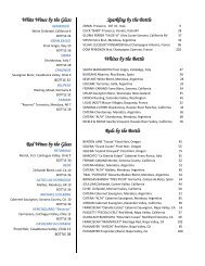 piropos grille wine list
