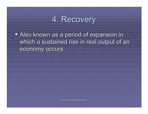 The Business Cycle and Canadian GDP growth