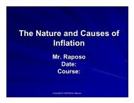 The Nature and Causes of Inflation