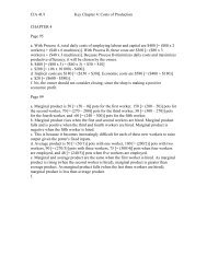 CIA 4U1 Key Chapter 4: Costs of Production CHAPTER 4 Page 95 a ...