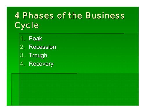 Chapter 8: Measures of Economic Activity