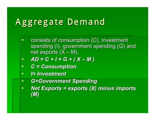 Chapter 8: Measures of Economic Activity