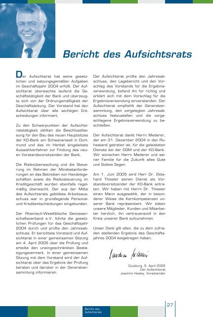 KD-Bank GeschÃ¤ftsbericht 2004.pdf