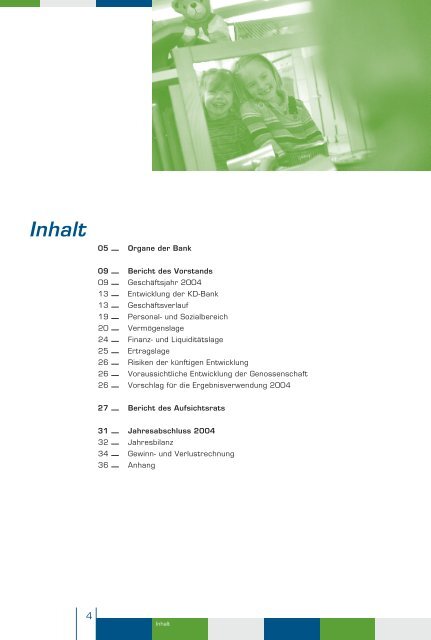 KD-Bank GeschÃ¤ftsbericht 2004.pdf