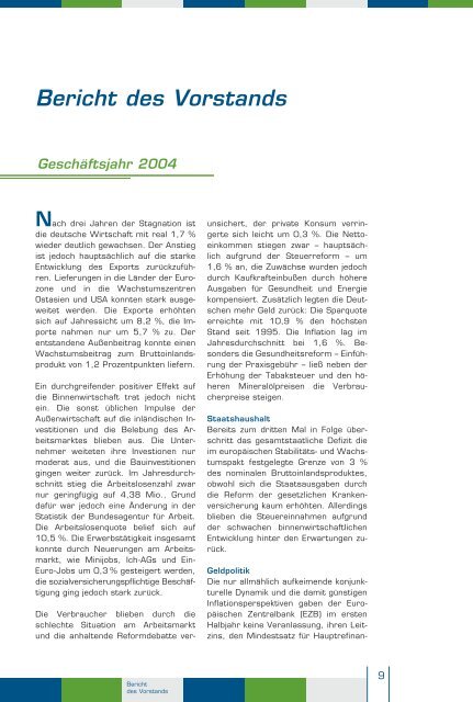 KD-Bank GeschÃ¤ftsbericht 2004.pdf