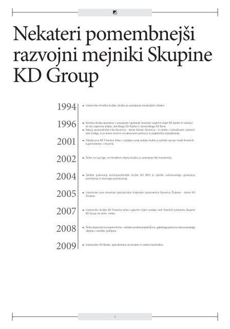 Letno poroÄilo Skupine KD Group za leto 2008