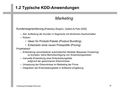 1.1 Der KDD Prozess