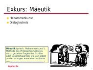 Exkurs: Mäeutik