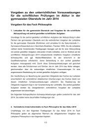 Vorgaben Abitur 2014 - Philosophie - Standardsicherung NRW