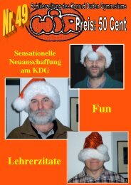 SchÃ¼lerzeitung Dezember 2004 unfertige Version - KDG-Wesel ...