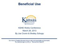 Beneficial Use - Kansas Department of Health & Environment