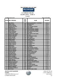 8. POREÄKI DELFIN CILJNA LISTA 5.000 m - KDP Donat